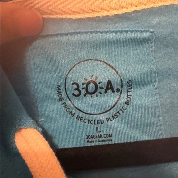 Vibrant Blue Sunburst Hoodie - Picture 2 of 3